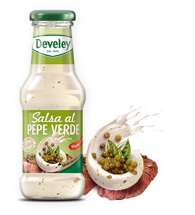 Salsa al pepe verde senza glutine, per carne e bolliti ...